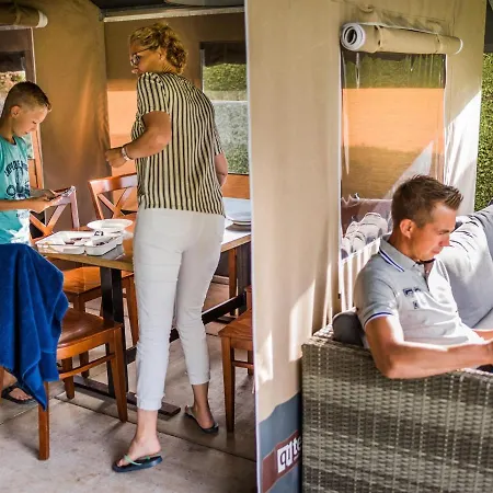 Safari Tent On A Near Luxury tent